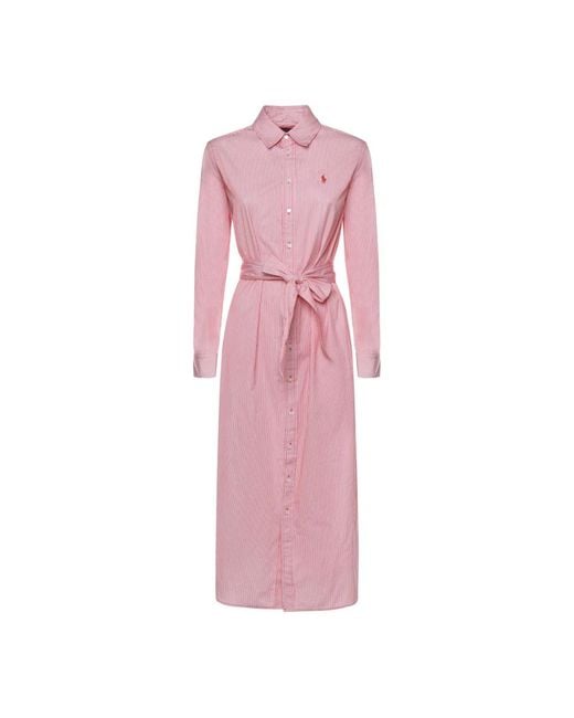 Polo Ralph Lauren Pink Shirt Dresses