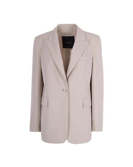 Pinko Jassen ,Leer Blazers in het Brown