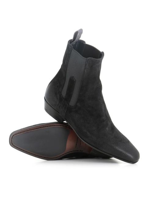 Pantanetti Black Cowboy Boots