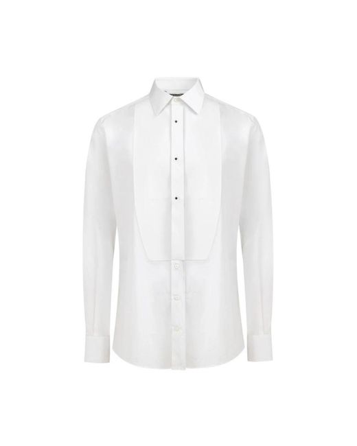 Dolce & Gabbana White Casual Shirts for men