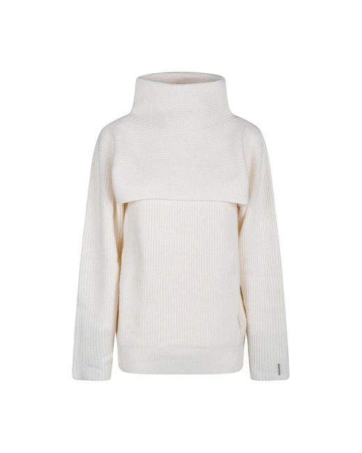 Calvin Klein White Turtlenecks