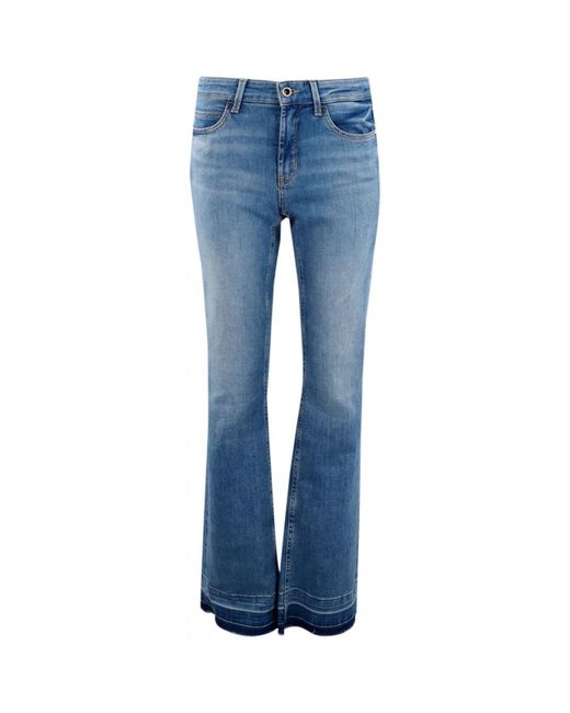 Cambio Paris Flared 9167-0012 00 Jeans in het Blauw | Lyst BE