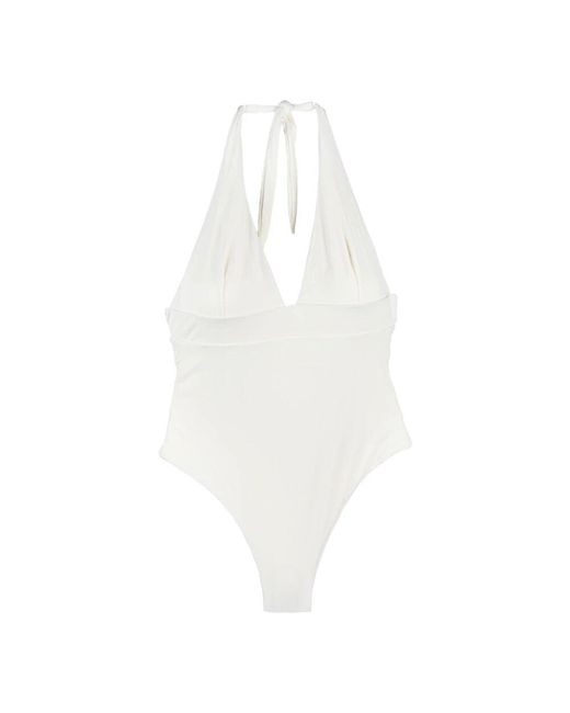 Mc2 Saint Barth White One-Piece