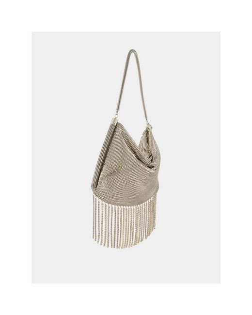 Rabanne Gray Shoulder Bags