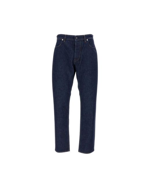 Stone Island Blue Straight Jeans for men