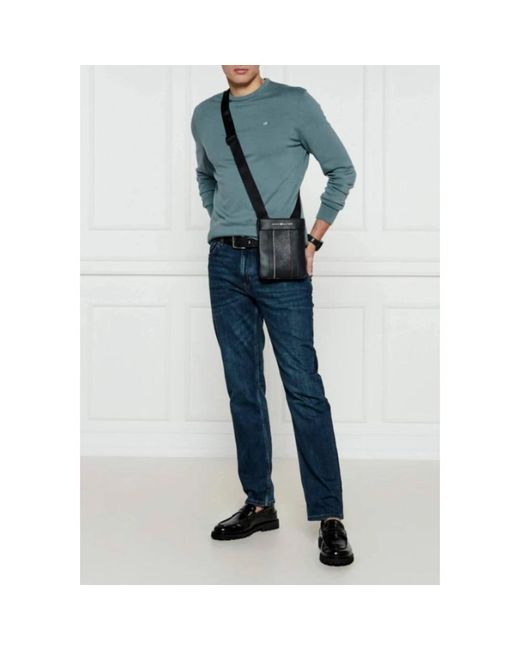 Calvin Klein Blue Round-Neck Knitwear for men