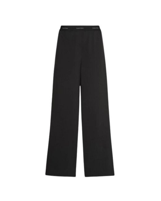 Calvin Klein Black Wide Trousers
