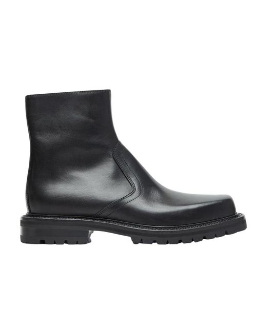 Dries Van Noten Black Ankle Boots for men