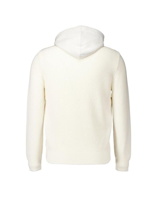 Gran Sasso White Zip-Throughs for men