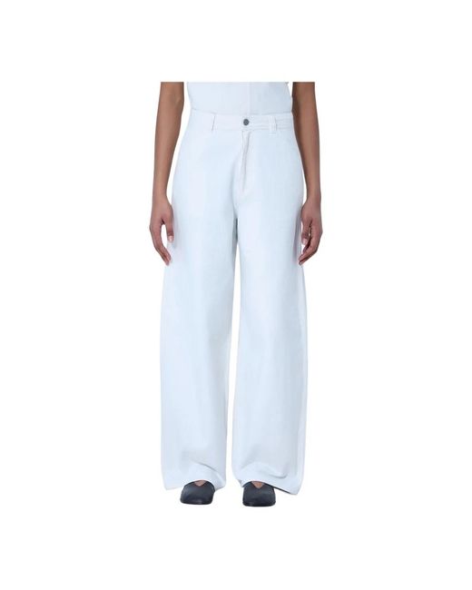 Lemaire Blue Wide Jeans