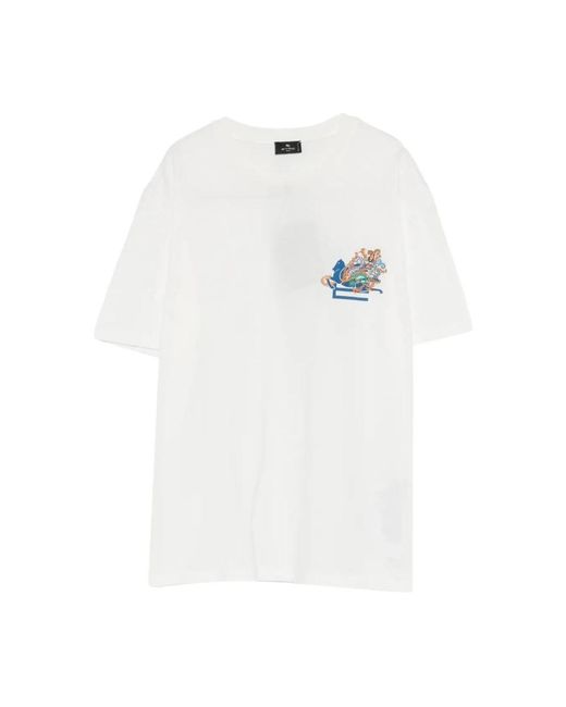 Etro White T-Shirts