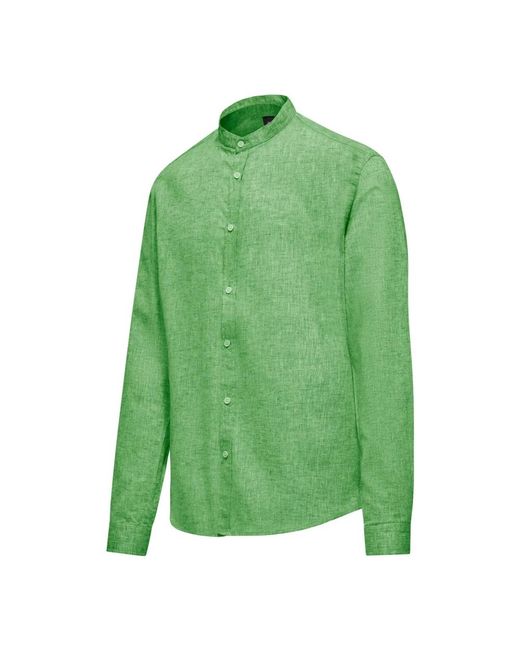 Bomboogie Green Casual Shirts for men