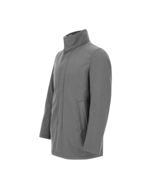 Herno Gray Parkas for men