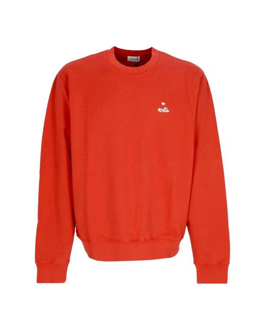 Arte' Red Sweatshirts for men