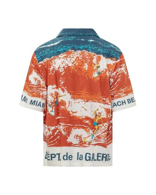 GALLERY DEPT. Red Short Sleeve Shirts for men