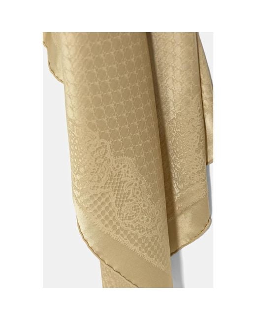 Silky Scarves di Moschino in Natural