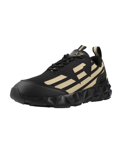 EA7 Black Sneakers for men
