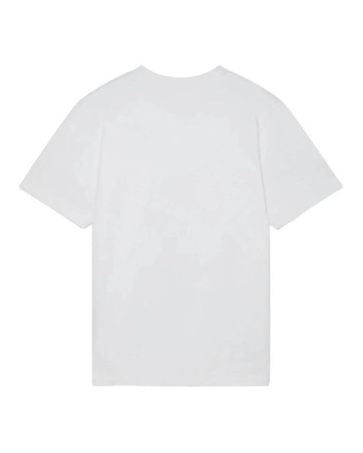 Casablancabrand White Bio-baumwolle talisman print t-shirt