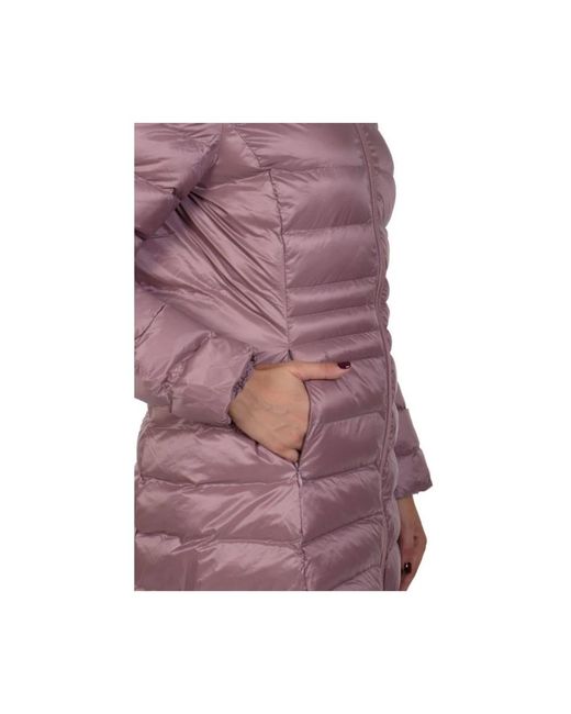 Winter Jackets EA7 de color Purple