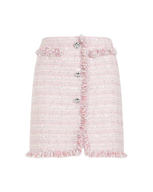 Boucle mini skirt di Giambattista Valli in Pink
