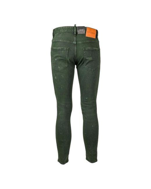 DSquared² Green Slim-Fit Jeans for men
