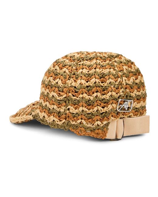 Caps di Alberta Ferretti in Metallic
