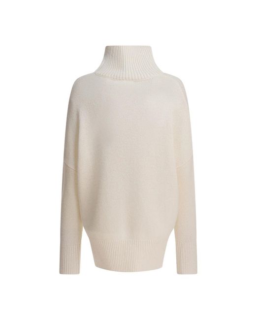 Lisa Yang White Kaschmir Strickware Aw25