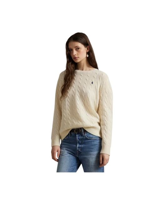 Polo Ralph Lauren Round-Neck Knitwear in het White