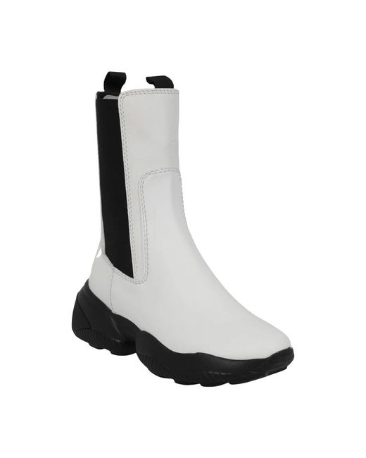 Hogan Black Chelsea Boots