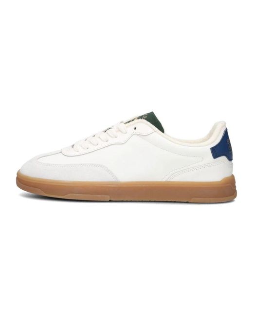 Scotch & Soda Schmale Weiße Sneakers Für Herren in White für Herren