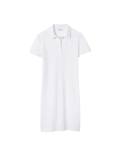 Lacoste Short Dresses in het White