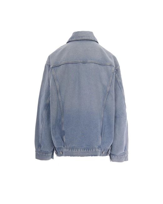 Denim Jackets Agolde de color Blue