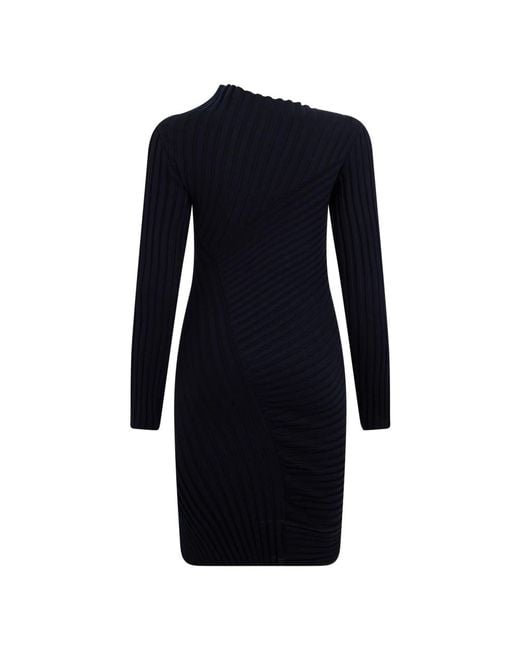 Philosophy Di Lorenzo Serafini Blue Knitted Dresses