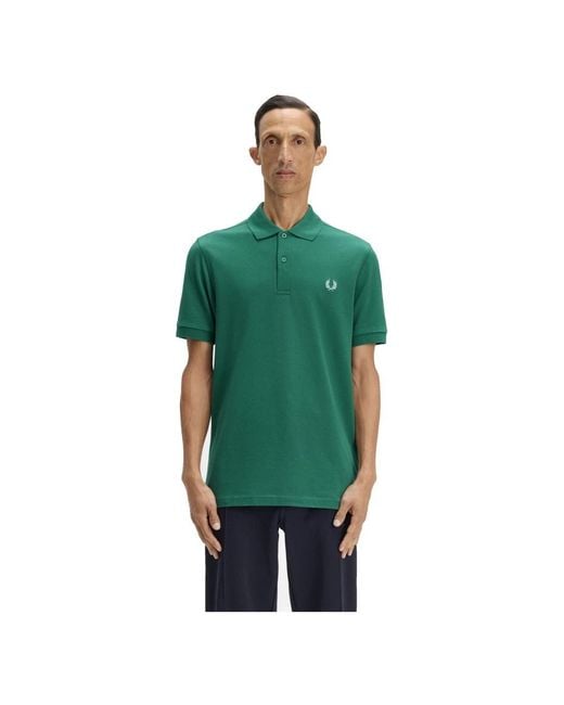 Fred Perry Green Polo Shirts for men