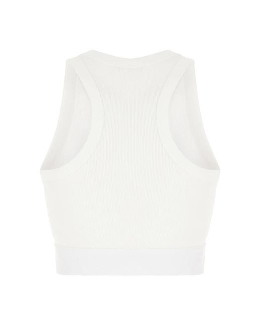 Sleeveless Tops Givenchy de color White