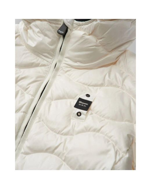 Blauer Metallic Down Jackets