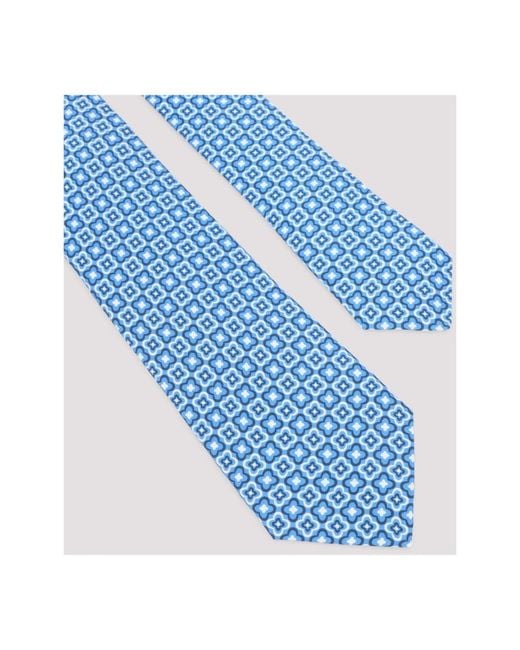 Ties Kiton pour homme en coloris Blue