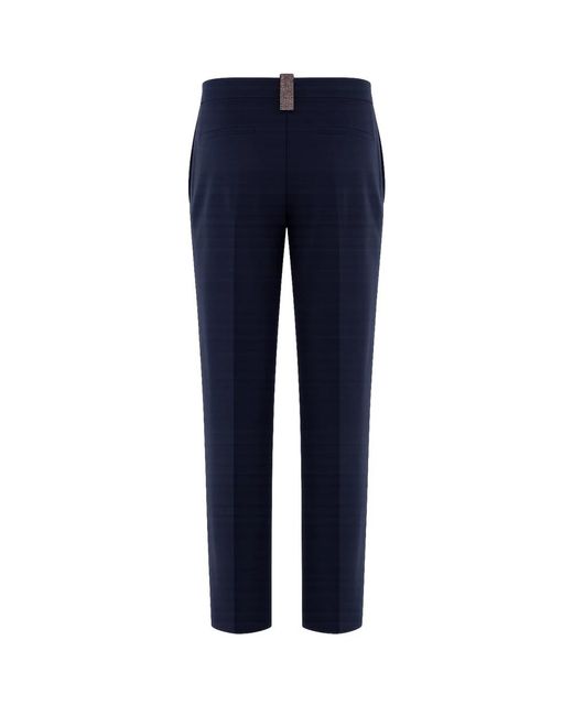 Fabiana Filippi Blue Slim-Fit Trousers