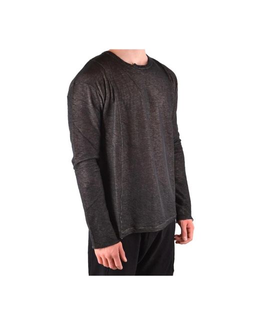 Isabel Benenato Gray Long Sleeve T-Shirts for men
