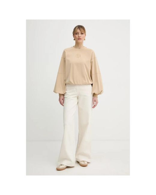 Guess 4G Sweatshirt in het Natural