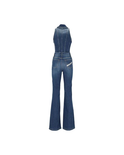 Elisabetta Franchi Blue Jumpsuits