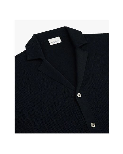 Profuomo Black Short Sleeve Shirts for men
