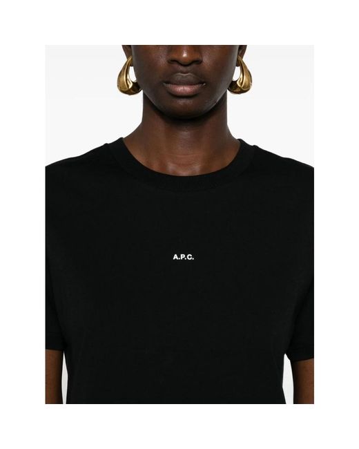 A.P.C. Black T-Shirts