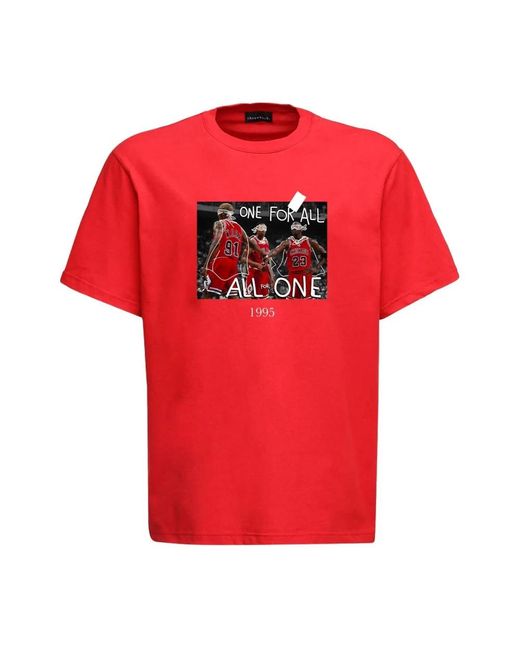 Throwback. T-Shirts in het Red voor heren