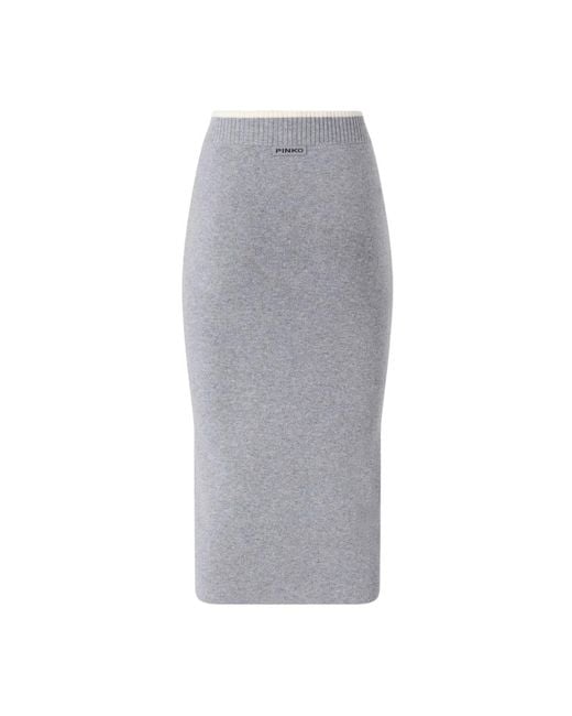 Pinko Midi Skirts in het Gray
