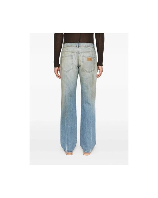 MM6 by Maison Margiela Blue Straight Jeans for men
