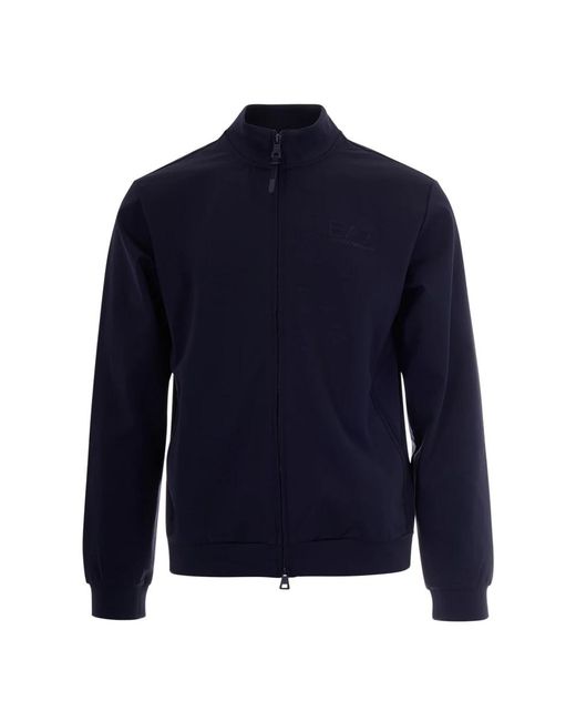 EA7 Zip-Throughs in Blue für Herren