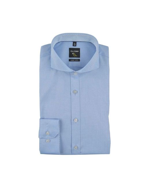Olymp Business Langarm Hemd in Blue für Herren