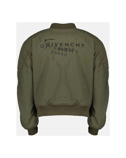 Givenchy Green Bomber Jackets for men