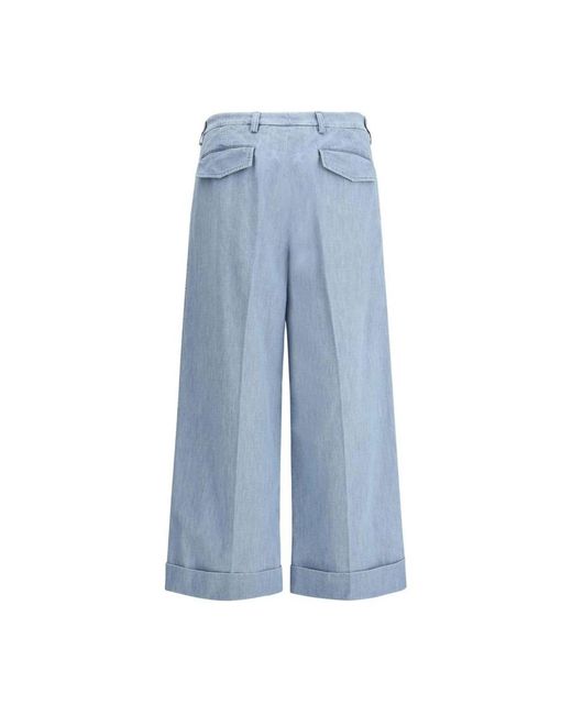 Valentino Blue Wide Jeans for men